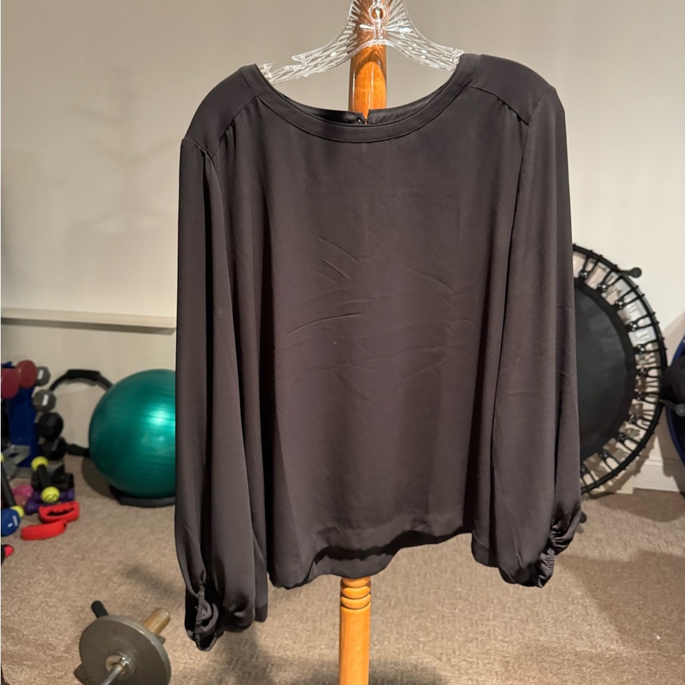 Loft- Black Blouse